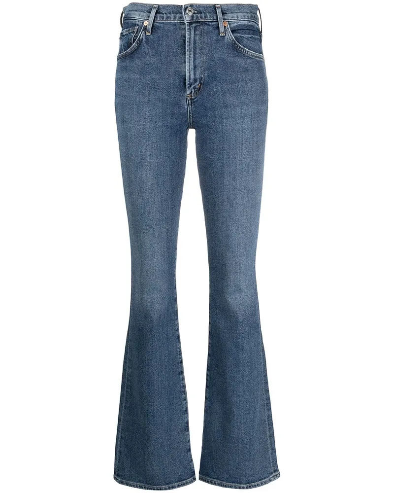 Citizens of humanity Bootcut-Jeans mit hohem Bund Blau