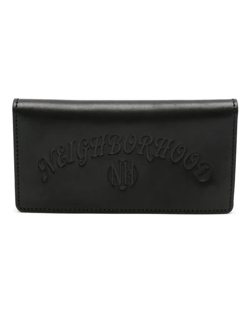 Neighborhood Portemonnaie mit Logo-Prägung - Schwarz Schwarz