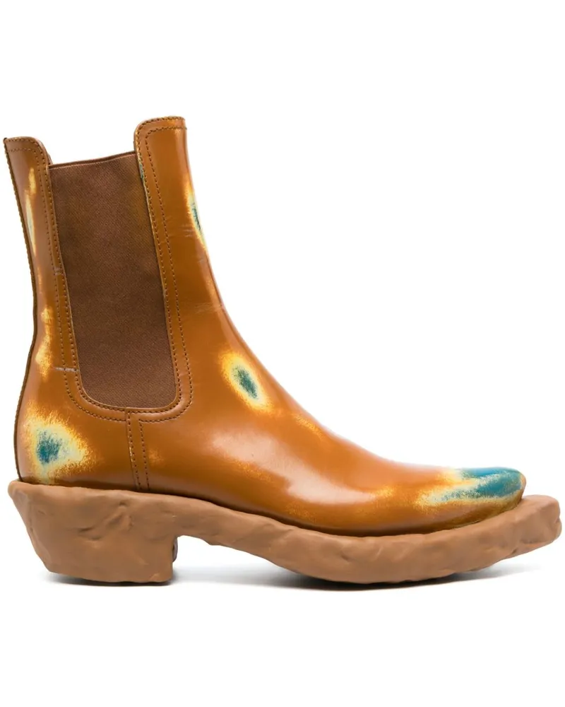 Camper Venga Stiefeletten mit spitzer Kappe - Braun Braun