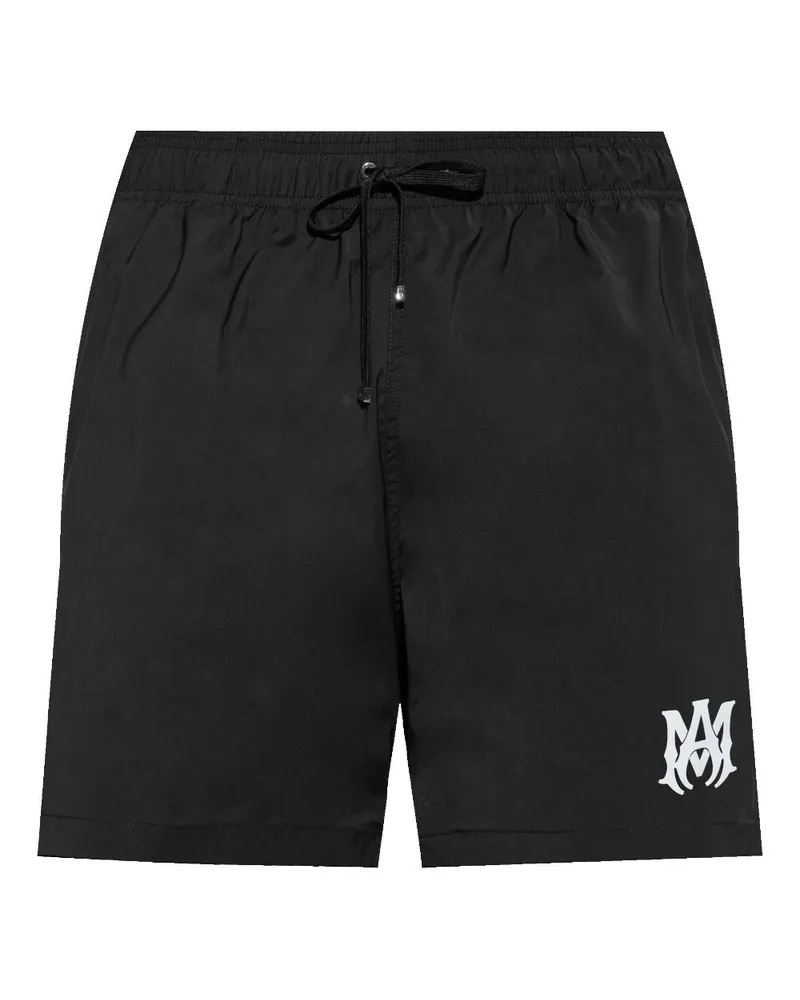 Amiri Badeshorts mit Logo-Print - Schwarz Schwarz