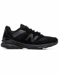 New Balance Sneakers mit Wildledereinsätzen Schwarz