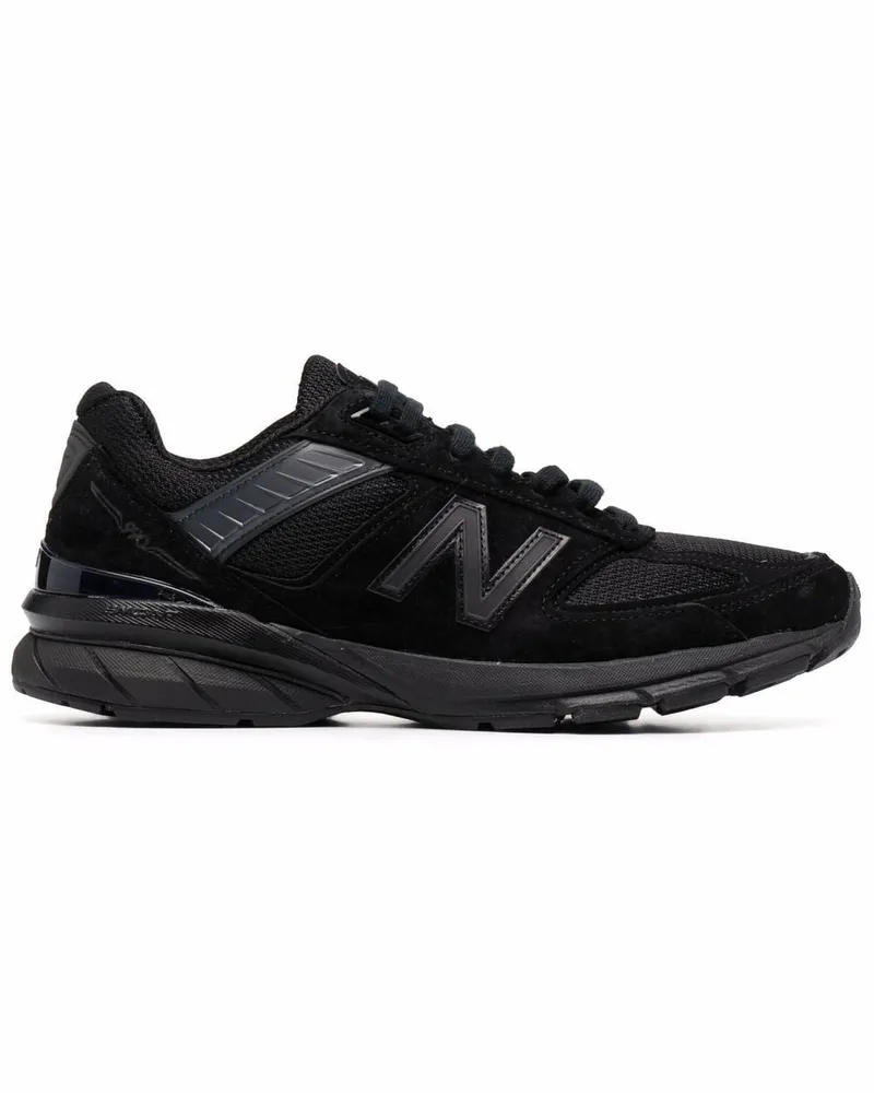 New Balance Sneakers mit Wildledereinsätzen - Schwarz Schwarz