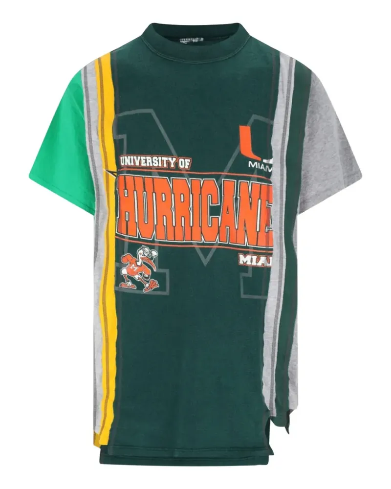 NEEDLES striped print T-shirt - Grün Grün