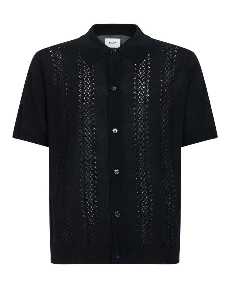 NN 07 short-sleeve shirt - Blau Blau