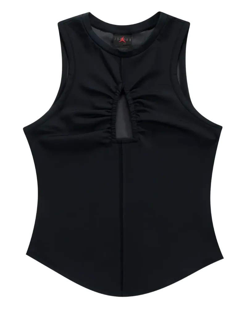 Nike Top mit Schlüssellochausschnitt - Schwarz Schwarz