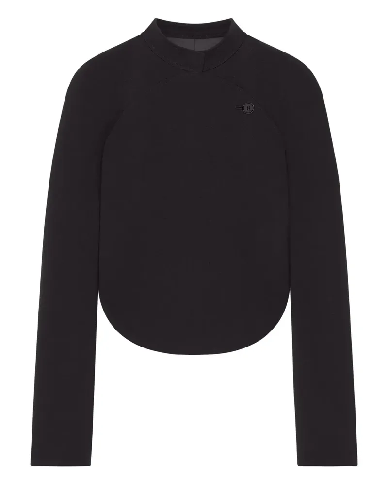 Courrèges Cropped-Blazer - Schwarz Schwarz