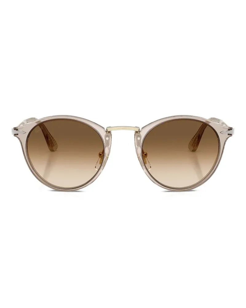 Persol Calligrapher Sonnenbrille mit rundem Gestell - Nude Nude