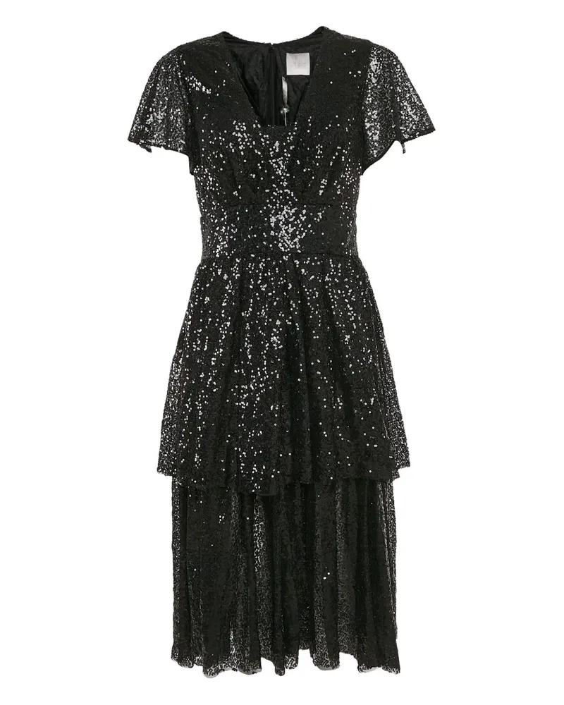 INGIE Paris Kleid mit Pailletten - Schwarz Schwarz