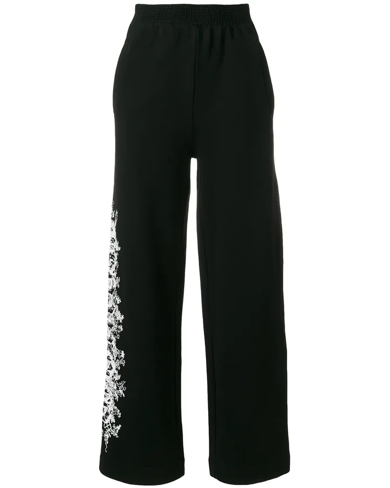 OFF-WHITE Jogginghose mit Print - Schwarz Schwarz