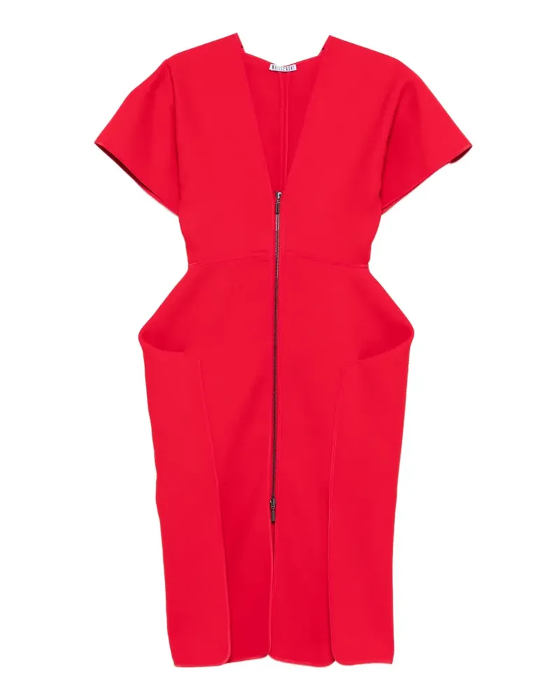 Maticevski Midikleid mit Reißverschluss - Rot Rot