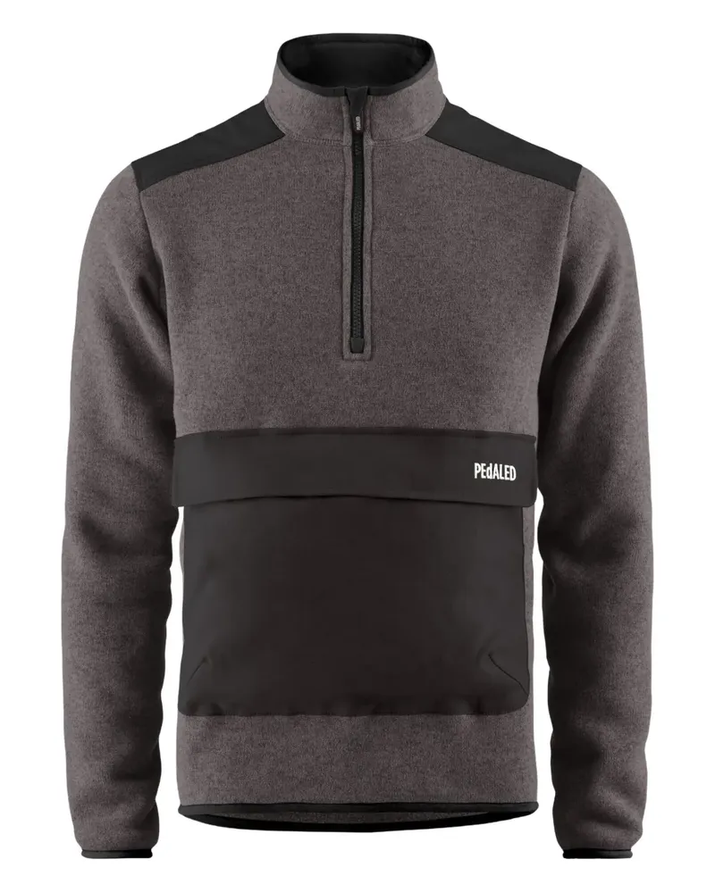 PEdALED Pullover mit kurzem Reißverschluss - Grau Grau