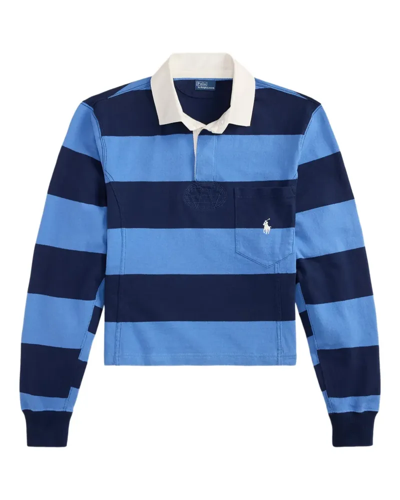 Ralph Lauren Gestreiftes Poloshirt - Blau Blau