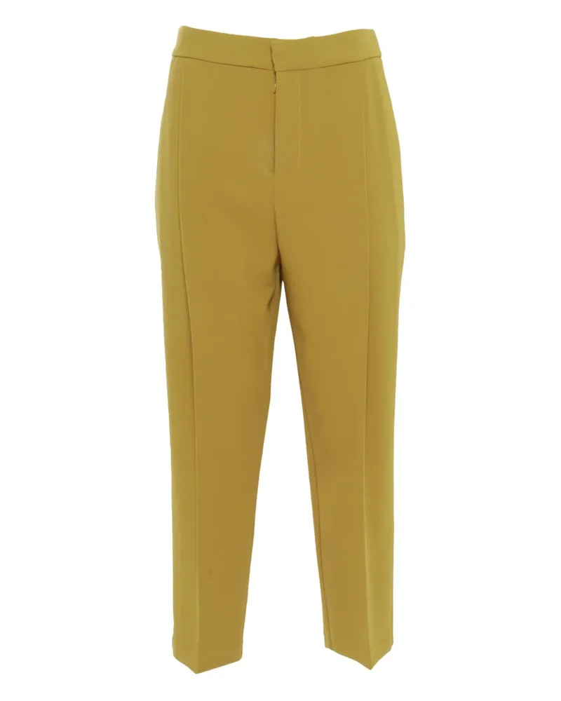 Elisabetta Franchi Klassische Bundfaltenhose - Gelb Gelb