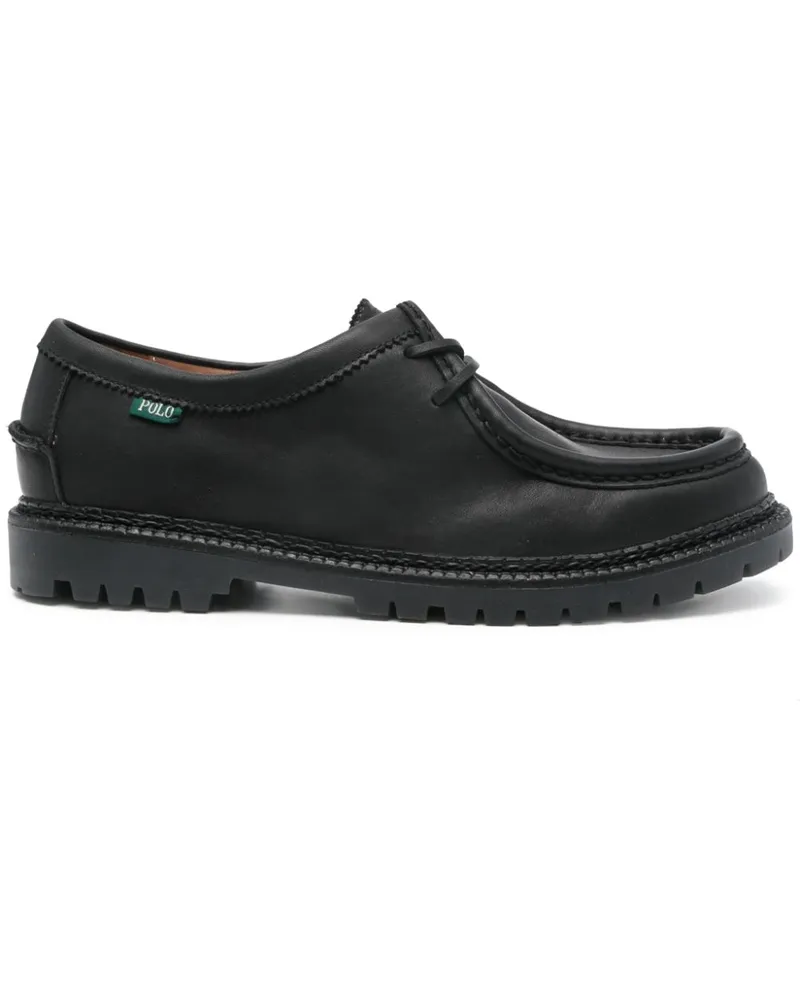 Ralph Lauren Klassische Derby-Schuhe - Schwarz Schwarz