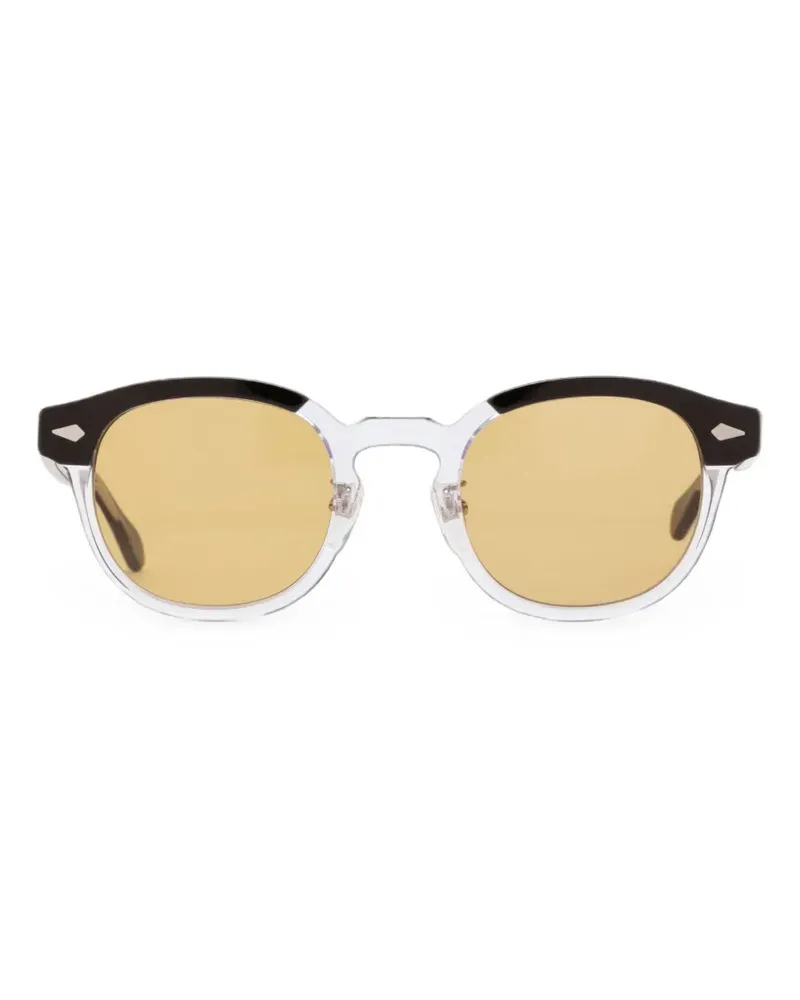 MOSCOT Runde Lemtosh Sonnenbrille - Schwarz Schwarz