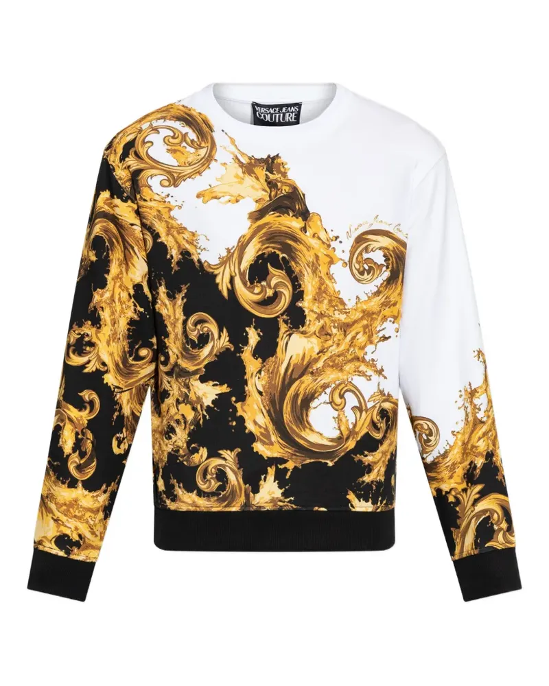 Versace Jeans graphic-print sweatshirt - Weiß Weiß