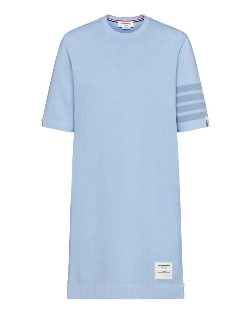 Thom Browne 4-bar jersey mini dress - Blau Blau