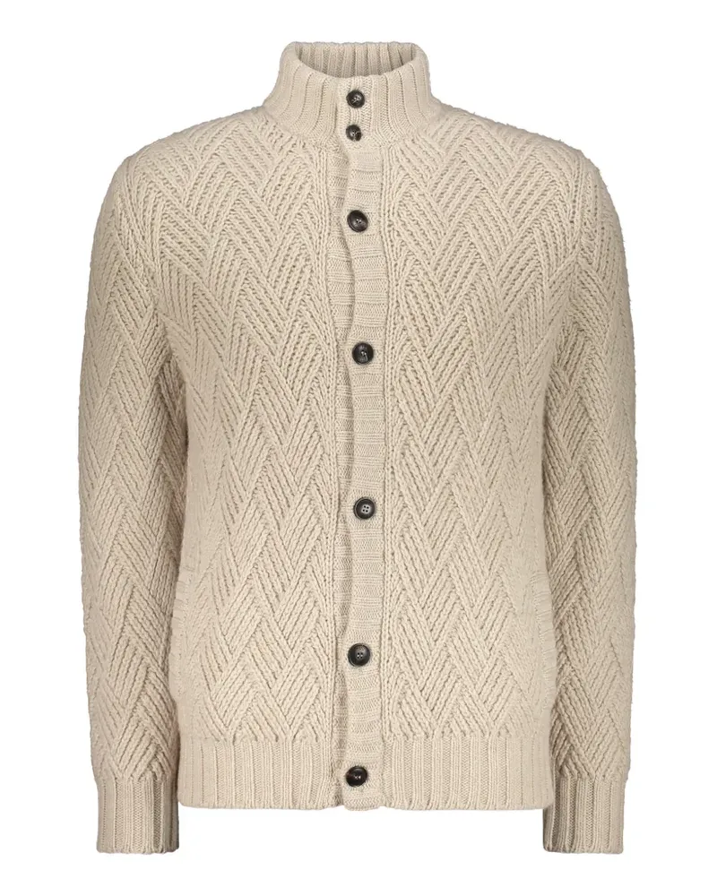 Fedeli Cardigan mit Zopfmuster - Nude Nude