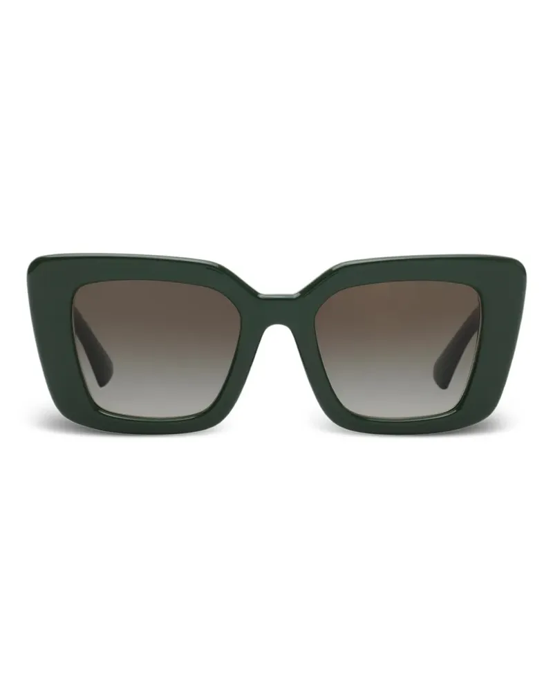 Burberry EKD Sonnenbrille mit Oversized-Gestell - Grün Grün