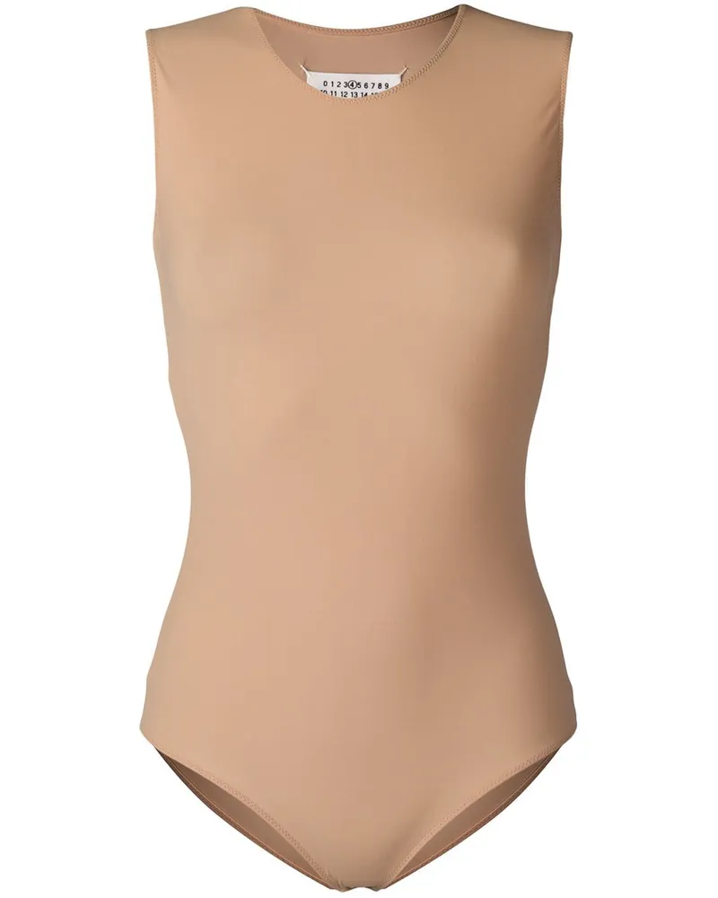 Maison Margiela Ärmelloser Body - Nude Nude