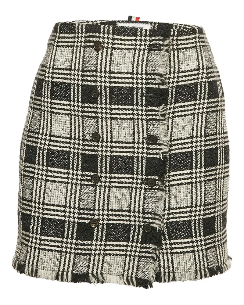 Thom Browne Rock mit Check - Schwarz Schwarz