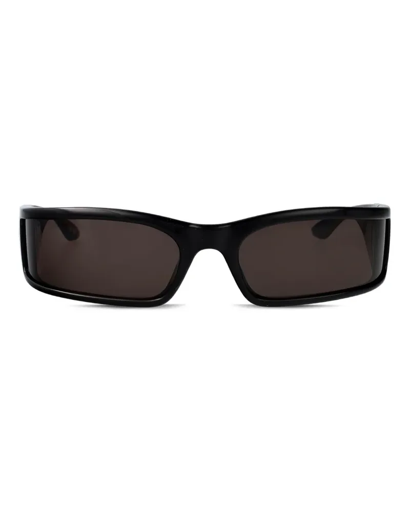 Balenciaga Sonnenbrille mit eckigem Gestell - Schwarz Schwarz