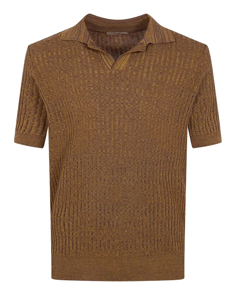 Nuur knitted T-shirt - Braun Braun