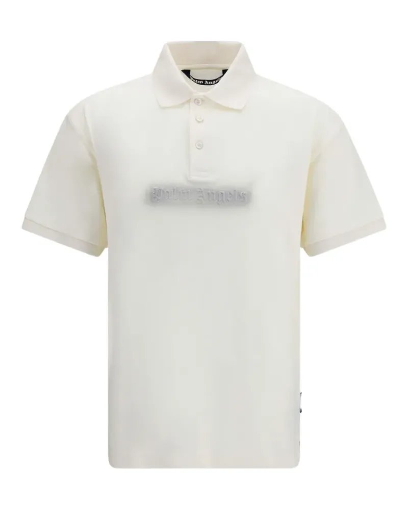 Palm Angels Poloshirt mit Logo - Nude Nude