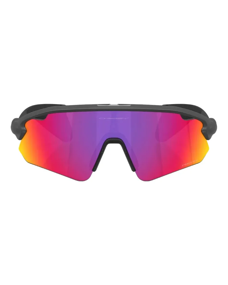 Oakley Stunt Devil Sonnenbrille mit geometrischem Gestell - Schwarz Schwarz