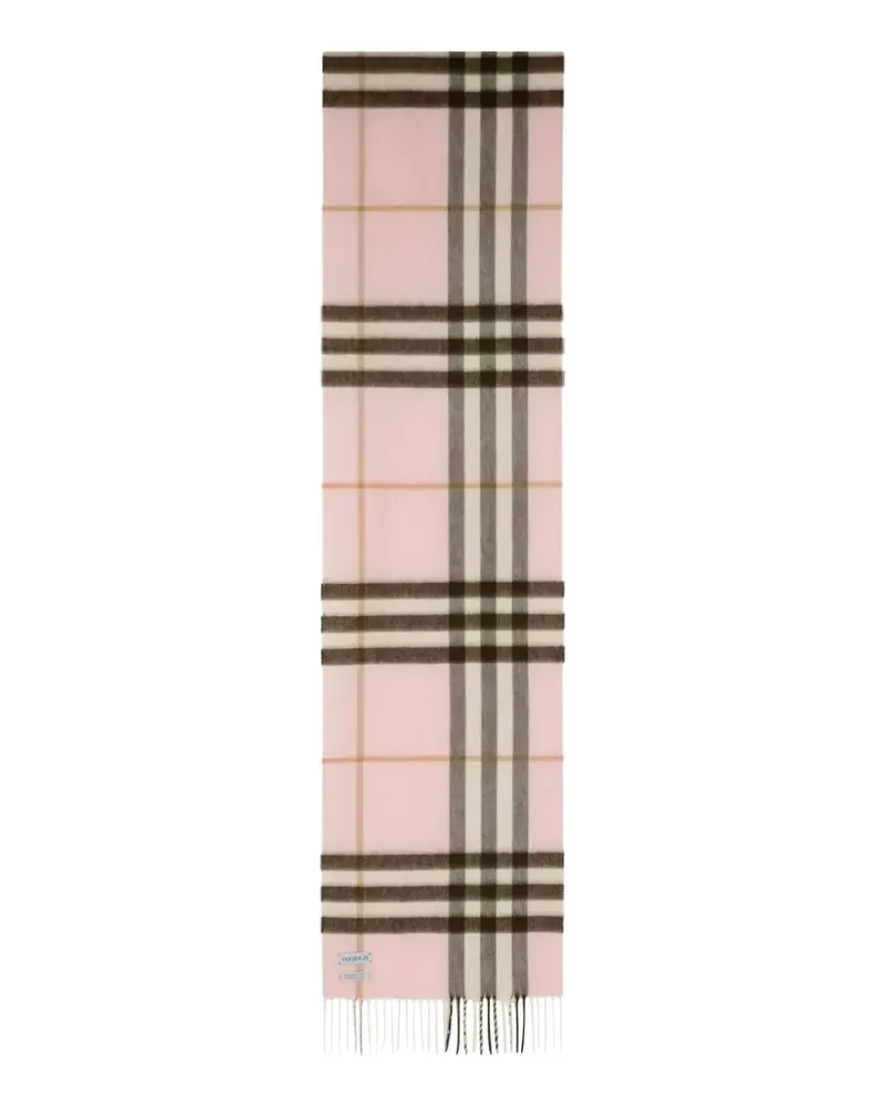 Burberry Schal mit Karomuster - Rosa Rosa