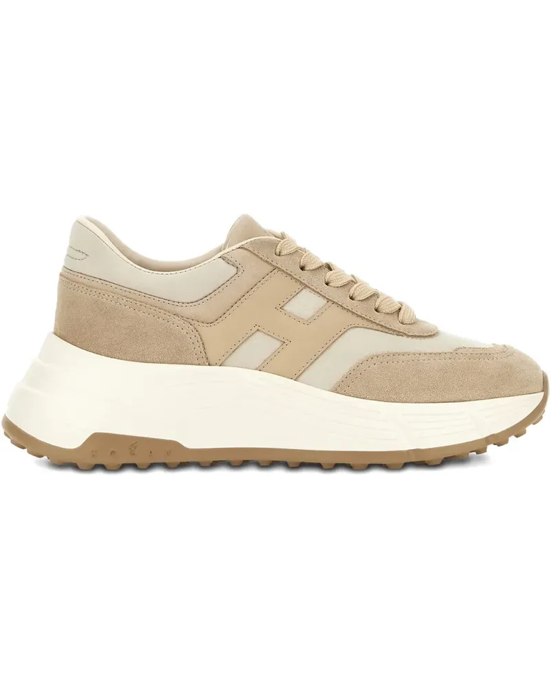 Hogan Sneakers aus Leder - Nude Nude