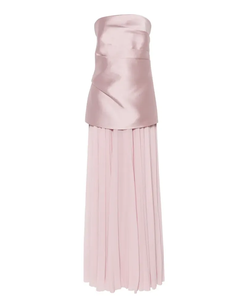 Solace London The Claudette Maxikleid in Petal Pink - Rosa Rosa