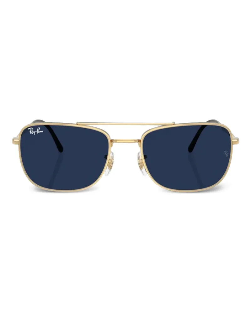 Ray Ban Eckige Sonnenbrille mit Übergang - Gold Gold