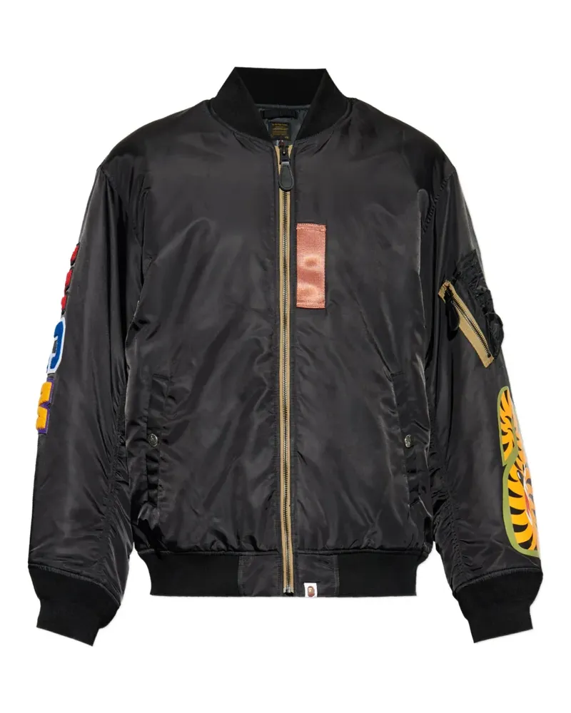 BAPE Shark MA-1 bomber jacket - Schwarz Schwarz