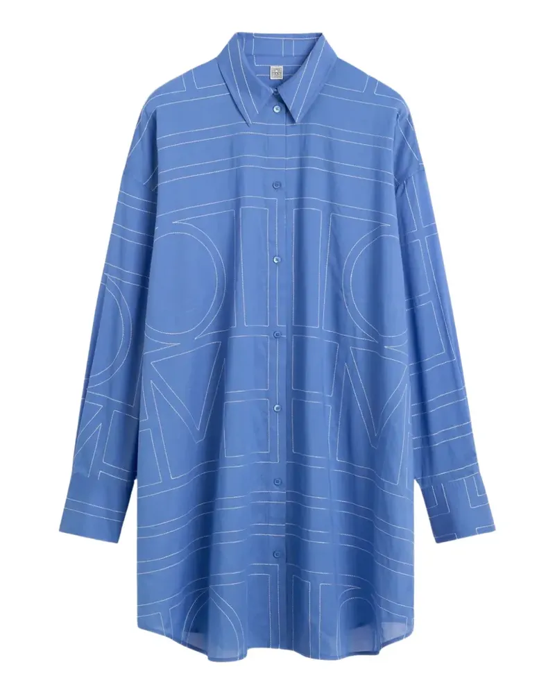 Totême graphic shirt - Blau Blau