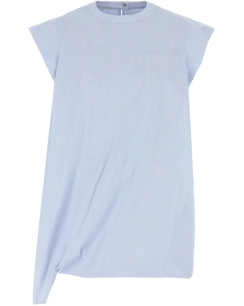 Sacai Gestreifte Bluse - Blau Blau
