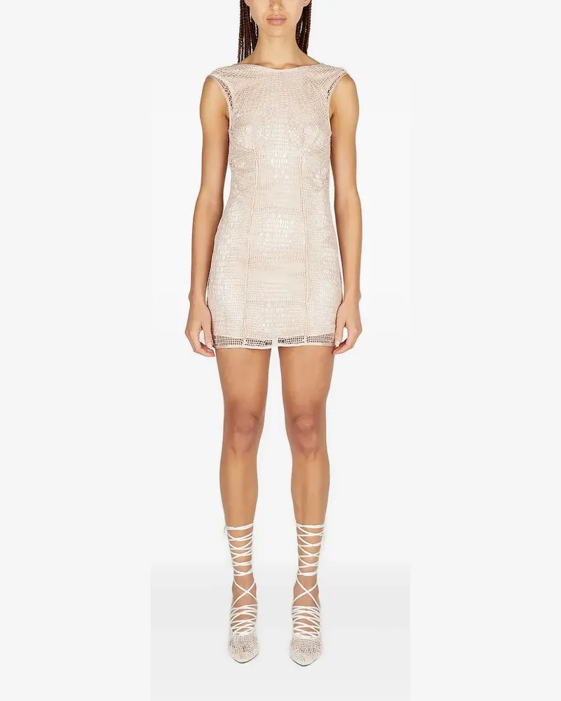 Isa Boulder Bodyweb Minikleid - Rosa Rosa