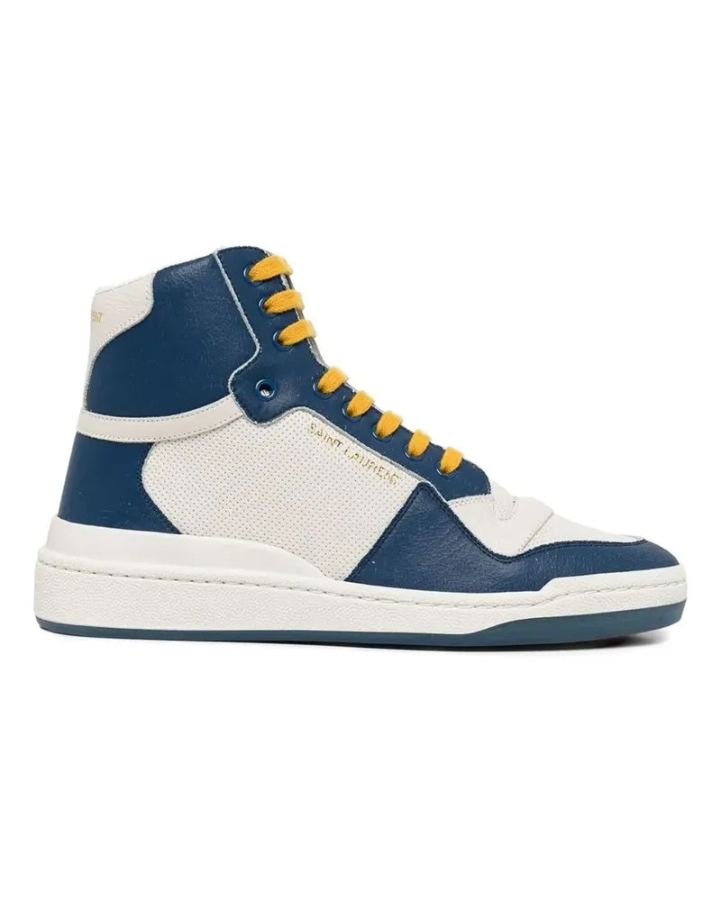 Saint Laurent SL/24 leather sneakers - Blau Blau