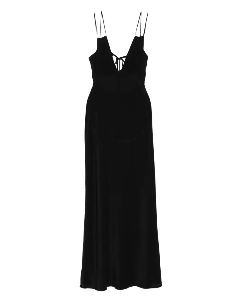 Paris Georgia Bernie Maxikleid - Schwarz Schwarz
