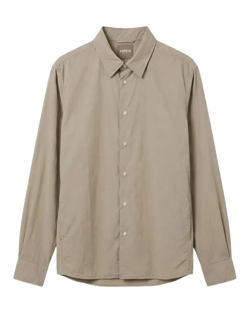 ASPESI long-sleeve button-up shirt - Nude Nude