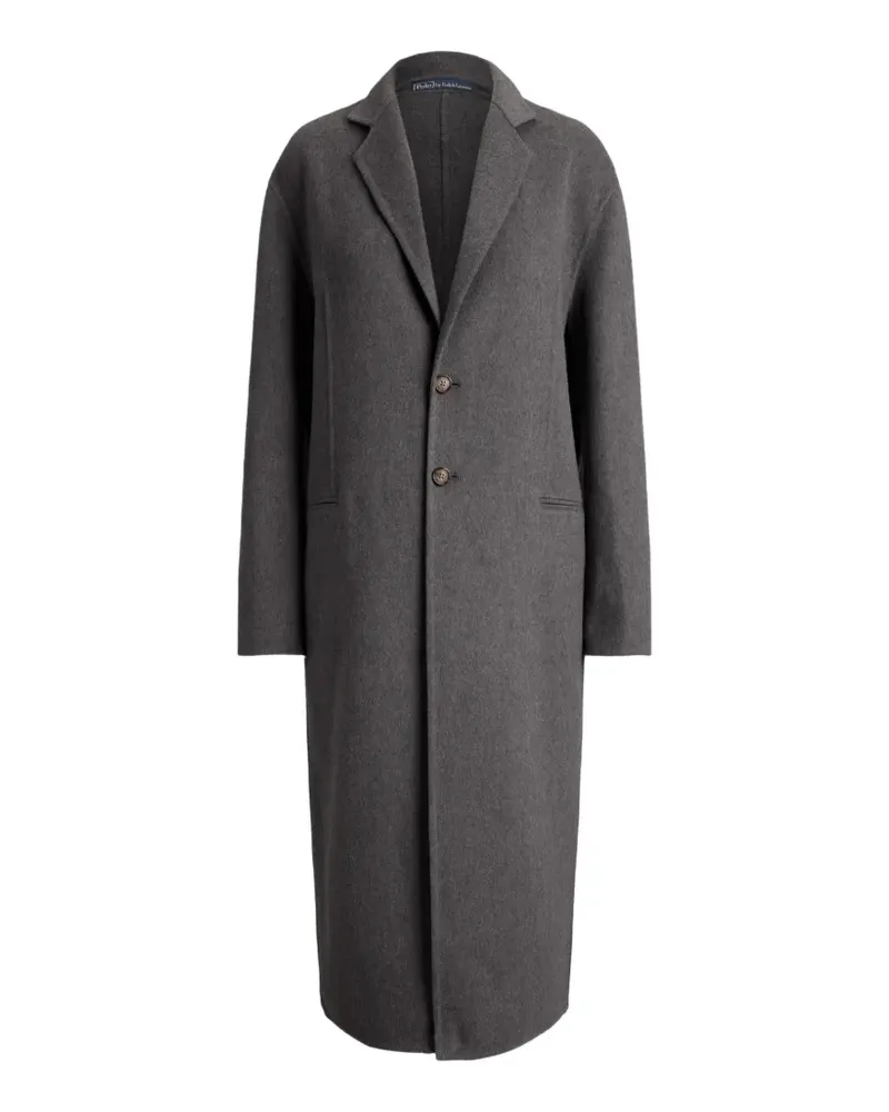 Ralph Lauren Langer Mantel - Grau Grau