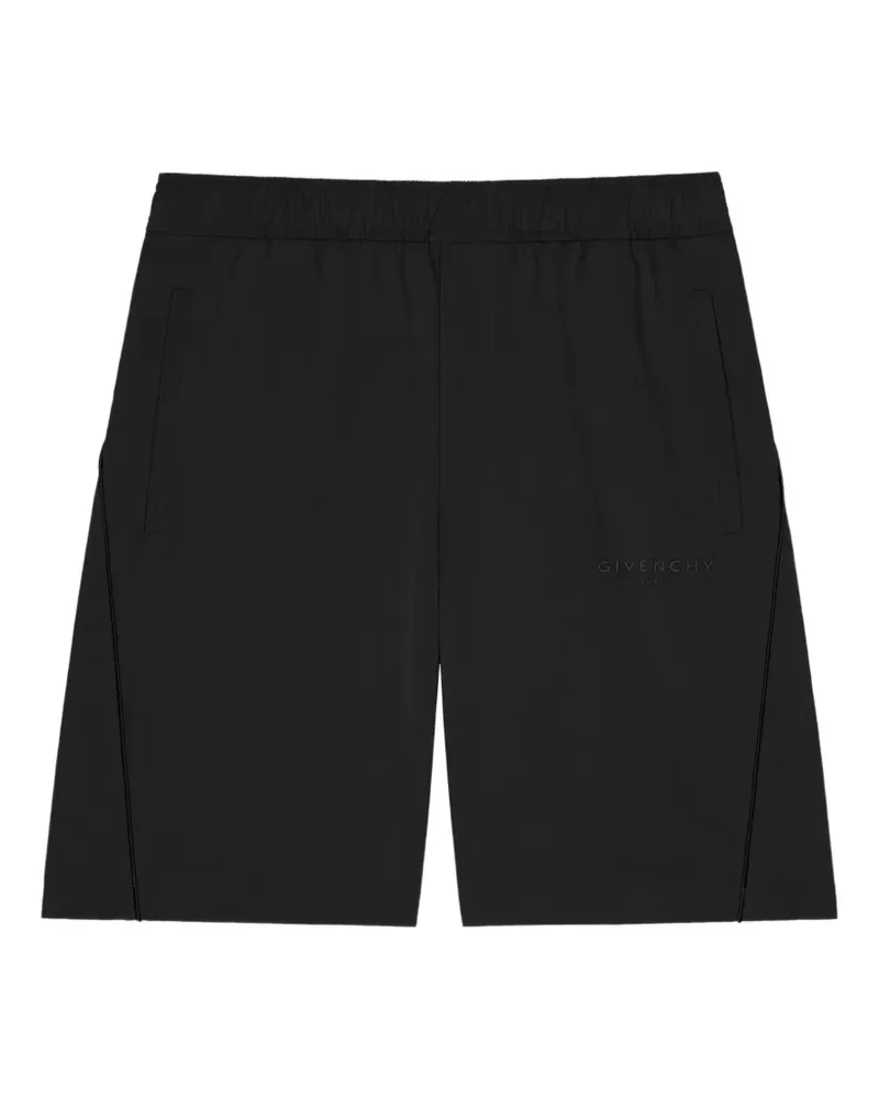 Givenchy Bermudas mit Logo-Stickerei - Schwarz Schwarz