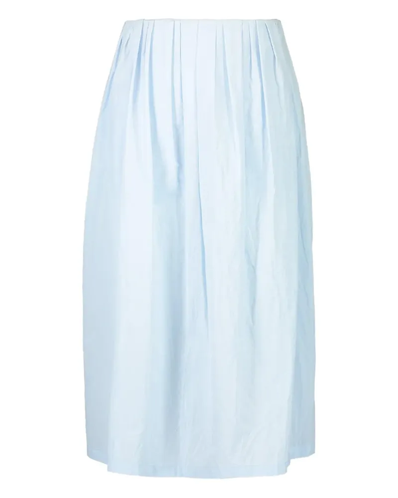 ODEEH gathered midi skirt - Blau Blau