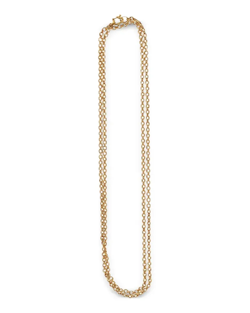 Irene Neuwirth 18kt Rotgoldkette mit ovalen Kettengliedern - Rosa Rosa
