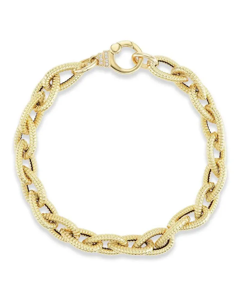 Sorellina 18kt Teardrop Gelbgoldarmband mit Diamanten Gold