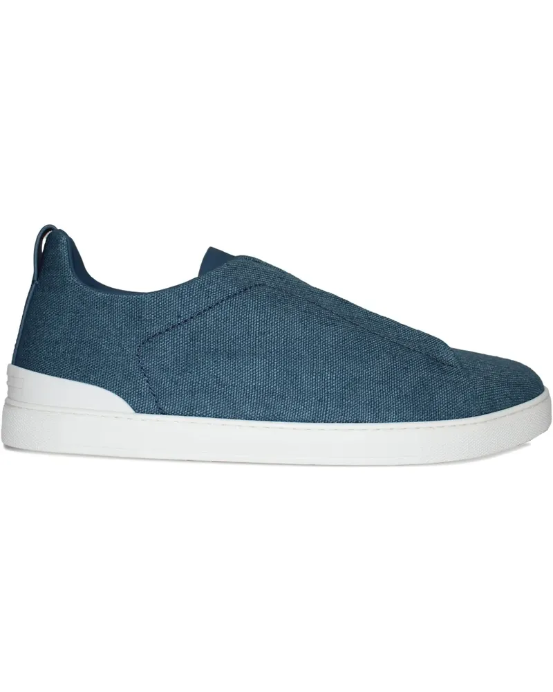 Ermenegildo Zegna Triple Stitch Sneakers - Blau Blau