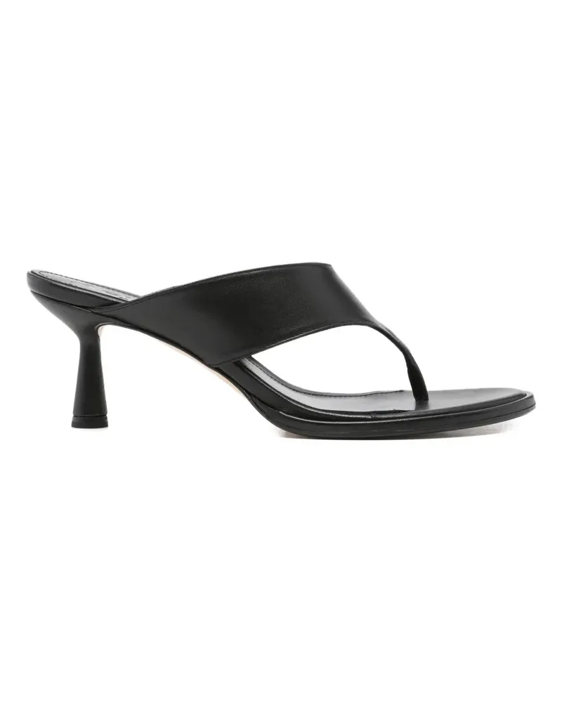 aeyde Olenna leather heel sandals - Schwarz Schwarz