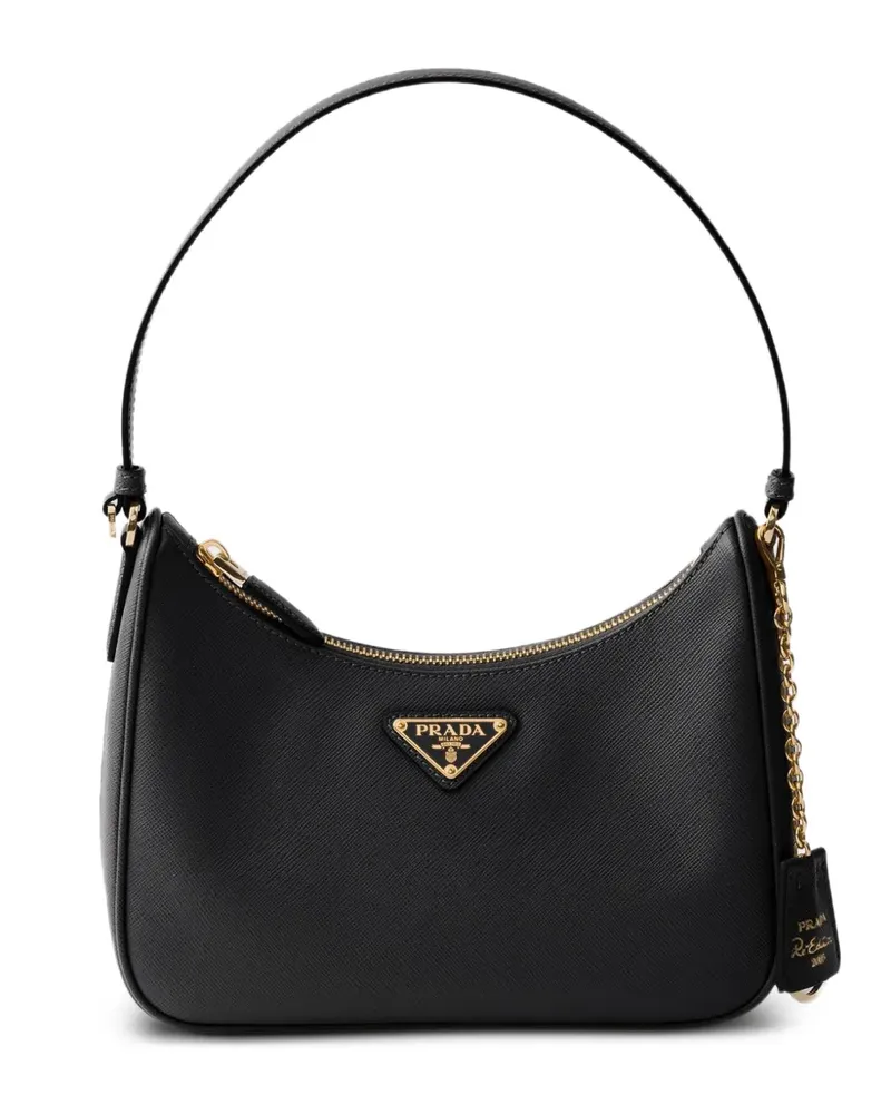 Prada Re-Edition 2005 Mini Schultertasche - Schwarz Schwarz