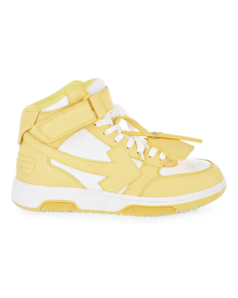 OFF-WHITE Out of Office touch-strap sneakers - Gelb Gelb