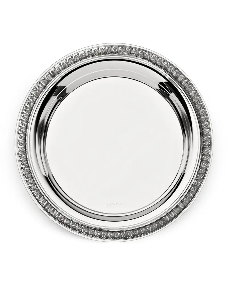 Christofle Untersetzer mit Blattmotiv - Silber Silber